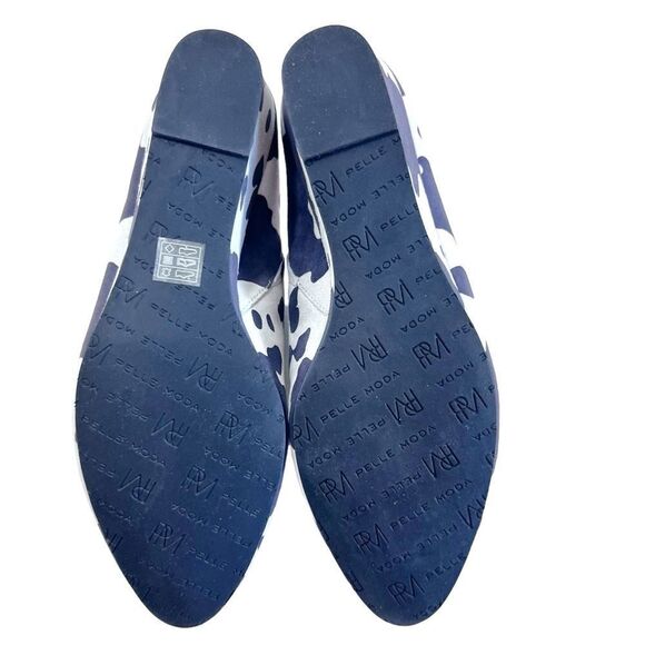 Pelle Moda Mules Women Cow Print Wedge - Picture 9 of 13